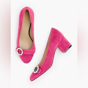 Talbots Isa Block Heel Pumps Pearl
Buckle
